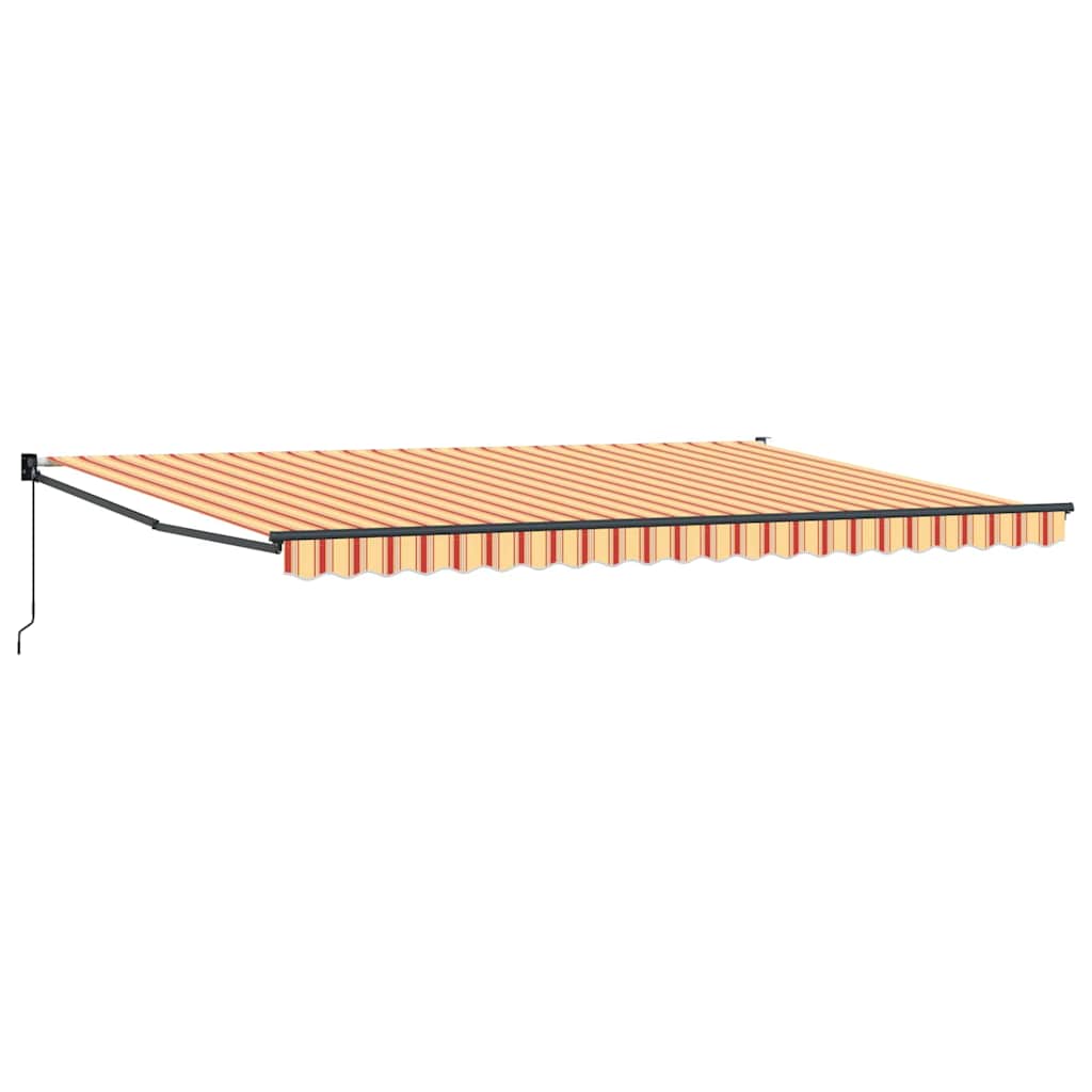 Budsorovatelné zastřešení Žlutá a oranžová 500 × 300 cm