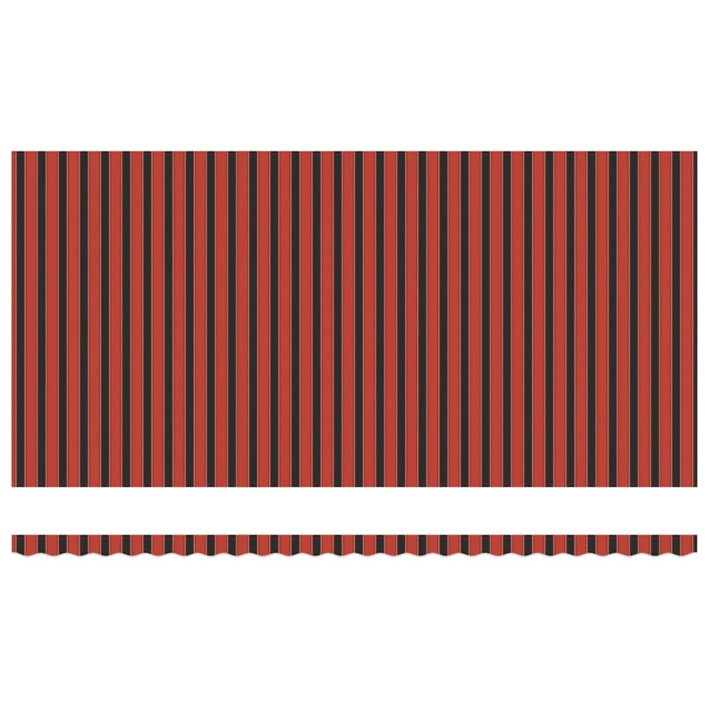 Budsorovatelné zastřešení oranžová a hnědá 600 ×300 cm textil