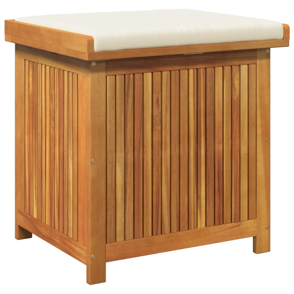 Venkovní box na polštáře 60x50x61 cm Masivní dřevo Akácie