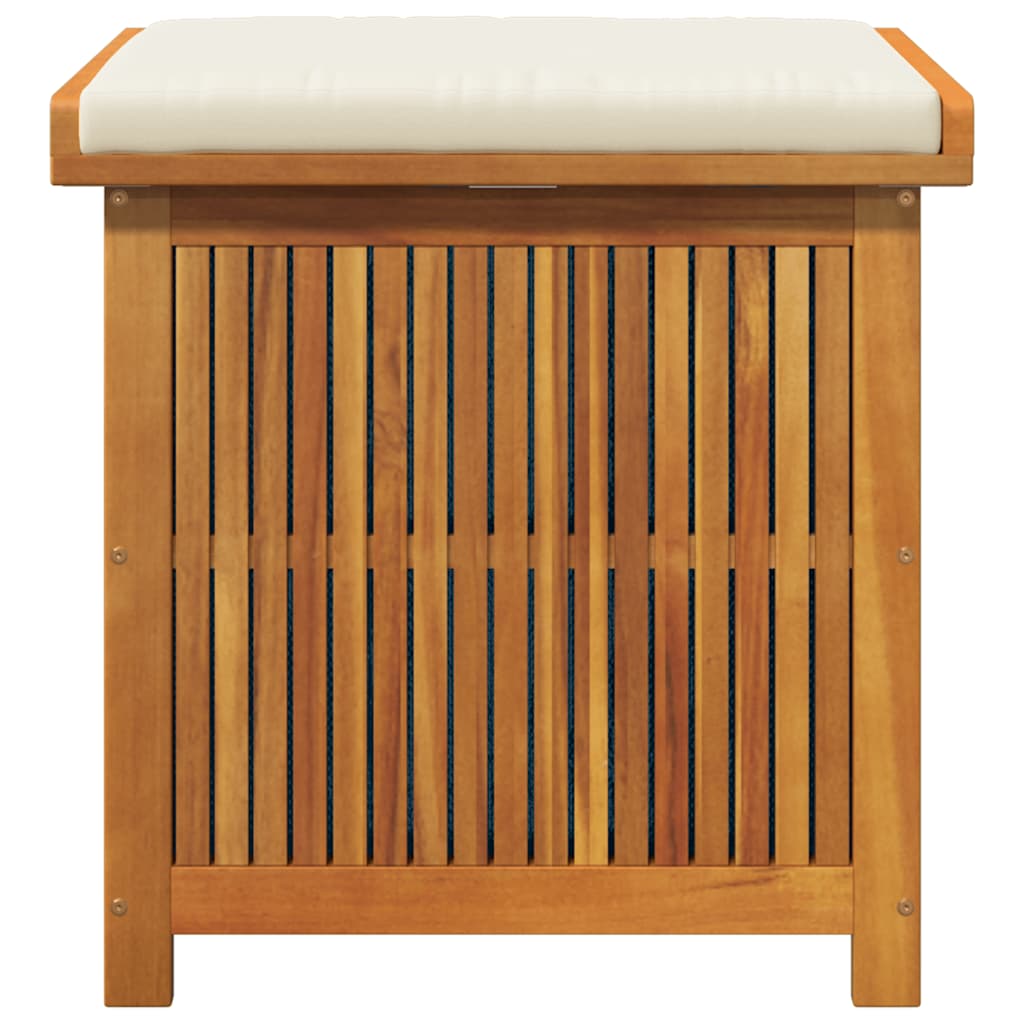 Venkovní box na polštáře 60x50x61 cm Masivní dřevo Akácie