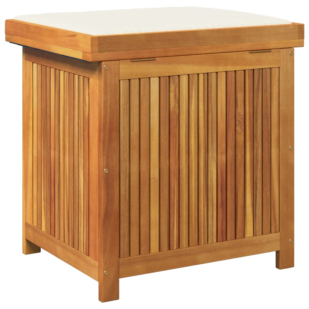 Venkovní box na polštáře 60x50x61 cm Masivní dřevo Akácie
