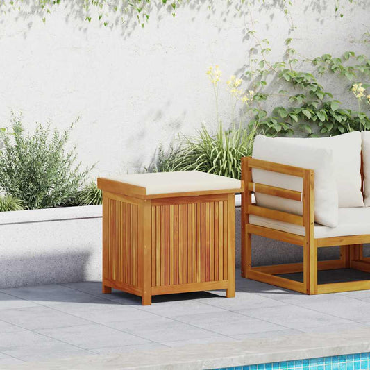 Venkovní box na polštáře 60x50x61 cm Masivní dřevo Akácie