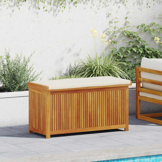Venkovní box na polštáře 113x50x60,5 cm Masivní dřevo akácie
