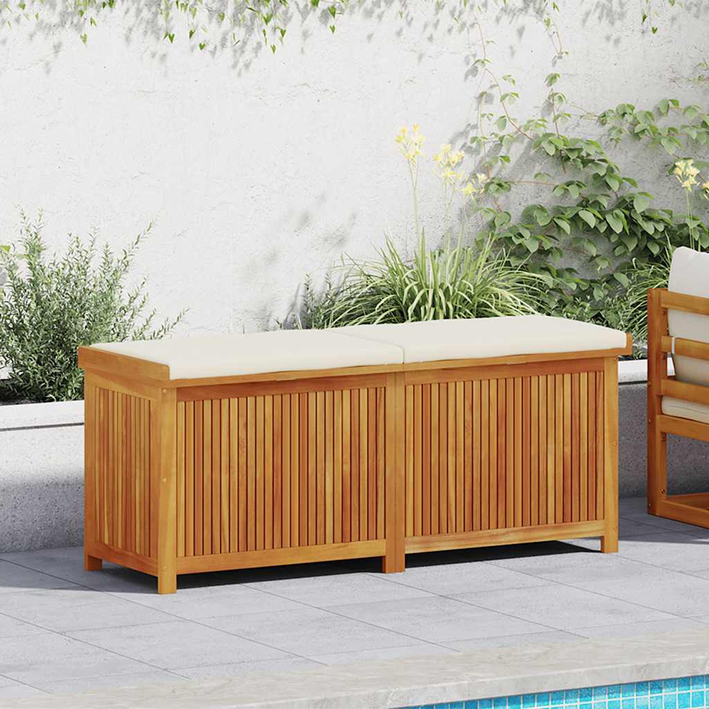 Venkovní box na polštáře 150x50x60,5 cm masivní dřevo akácie