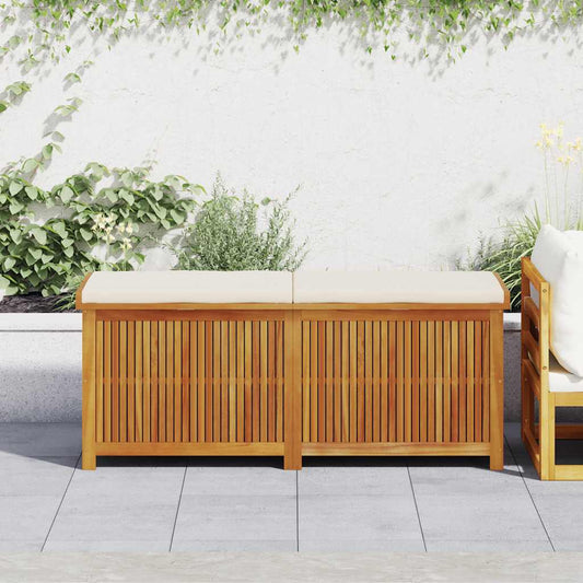Venkovní box na polštáře 150x50x60,5 cm masivní dřevo akácie
