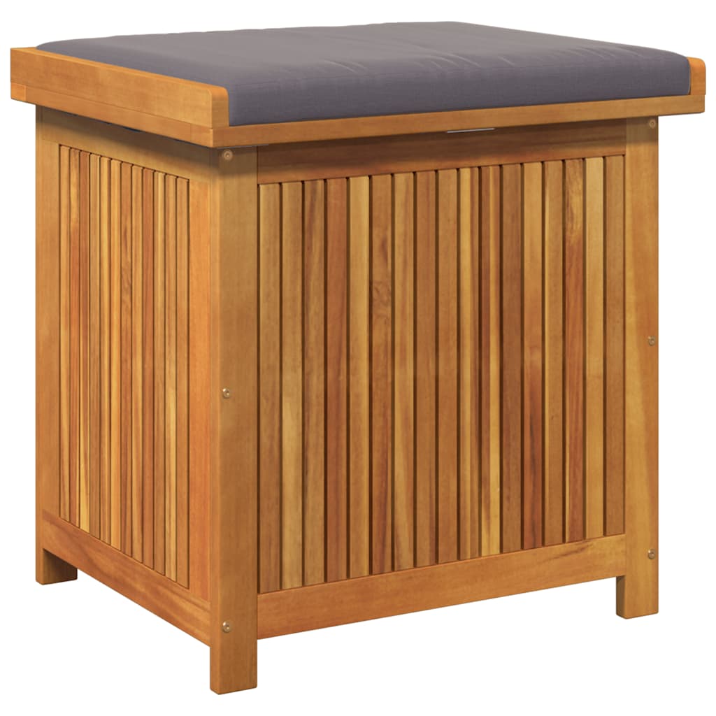 Venkovní box na polštáře 60x50x61 cm Masivní dřevo Akácie