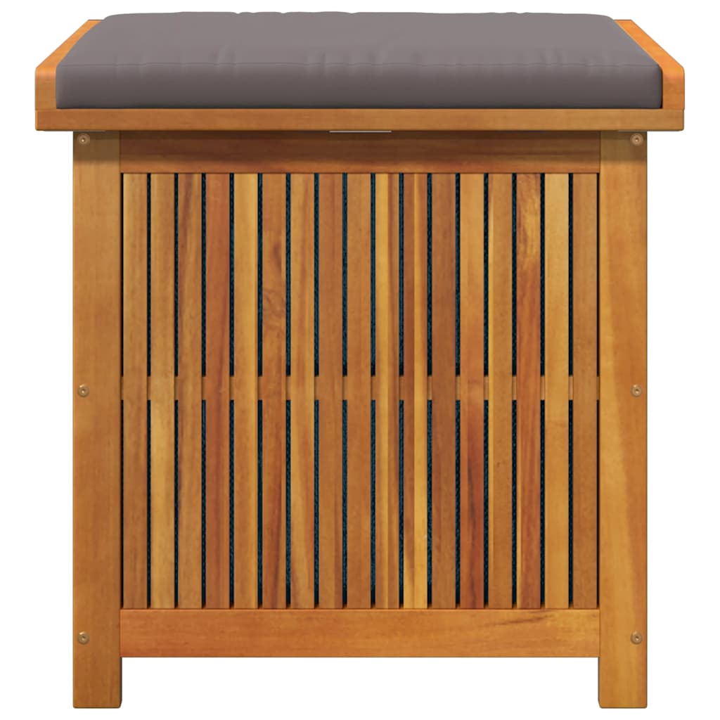 Venkovní box na polštáře 60x50x61 cm Masivní dřevo Akácie