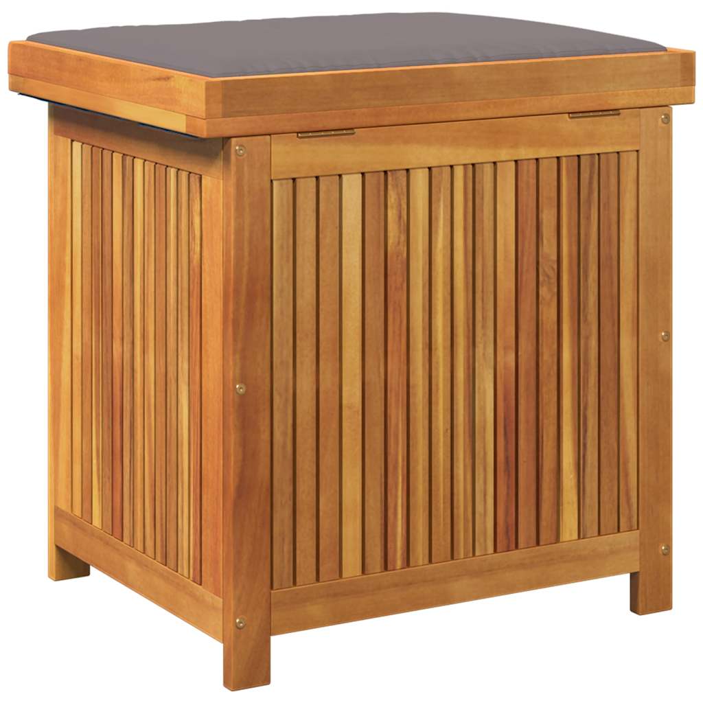 Venkovní box na polštáře 60x50x61 cm Masivní dřevo Akácie