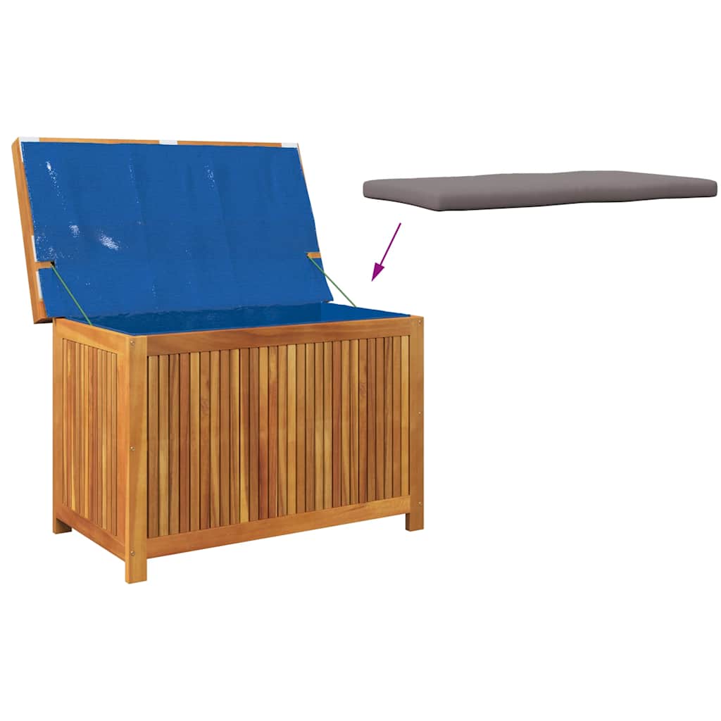 Outdoor Cushion Box 90x50x60,5 cm Masivní dřevo akácie