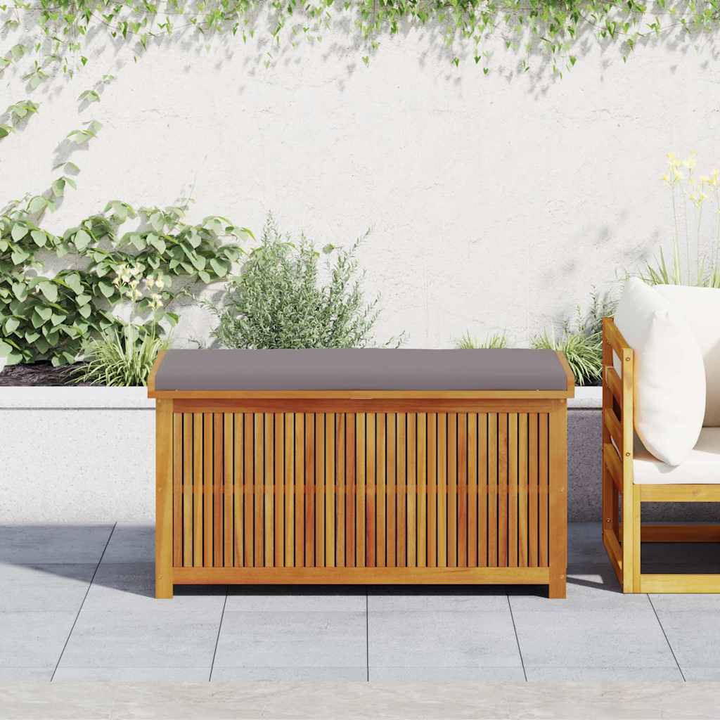 Venkovní box na polštáře 113x50x60,5 cm Masivní dřevo akácie