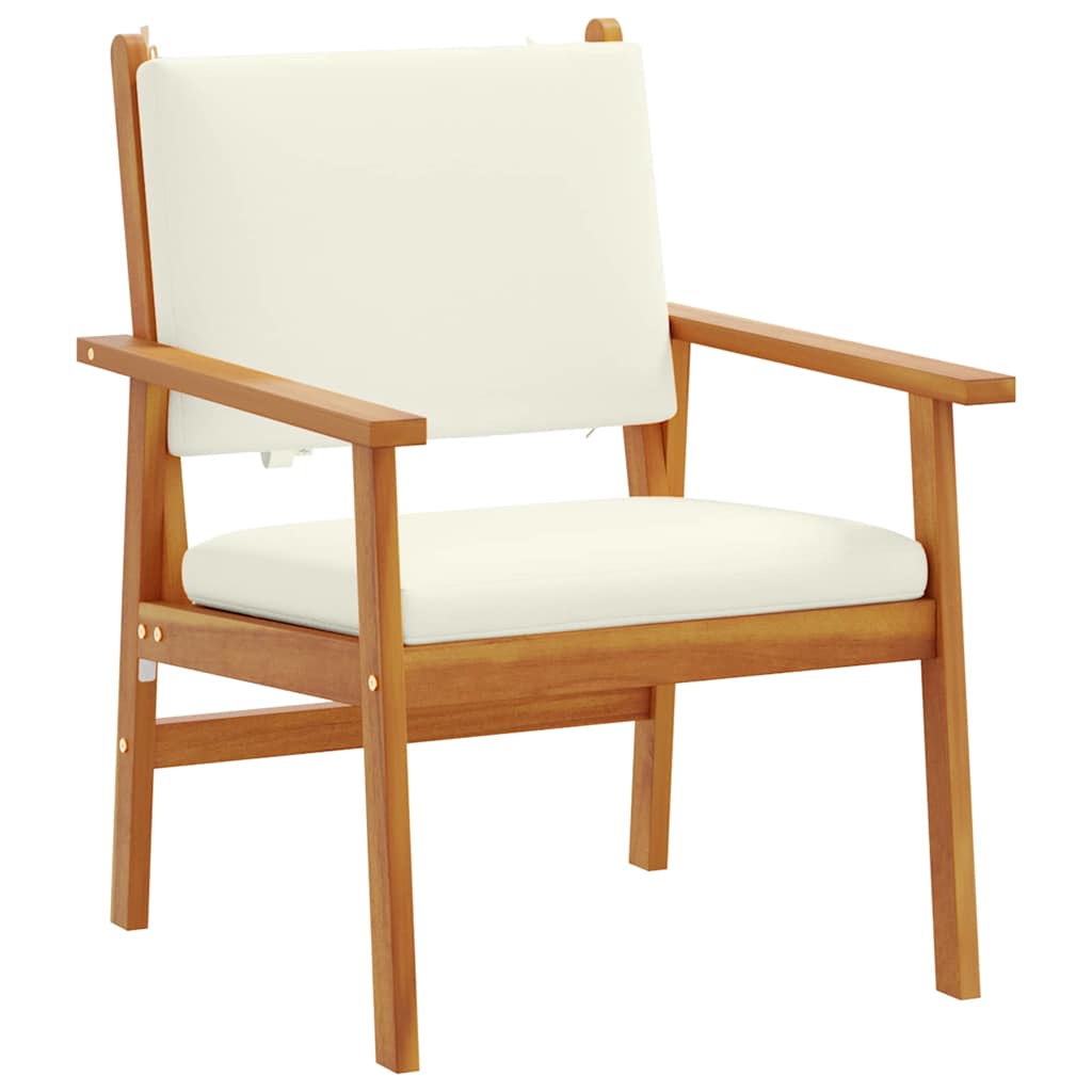 Sada zahradních pohovek s polštářem 4 pcs Hnědá 75 x 45 x 38cm