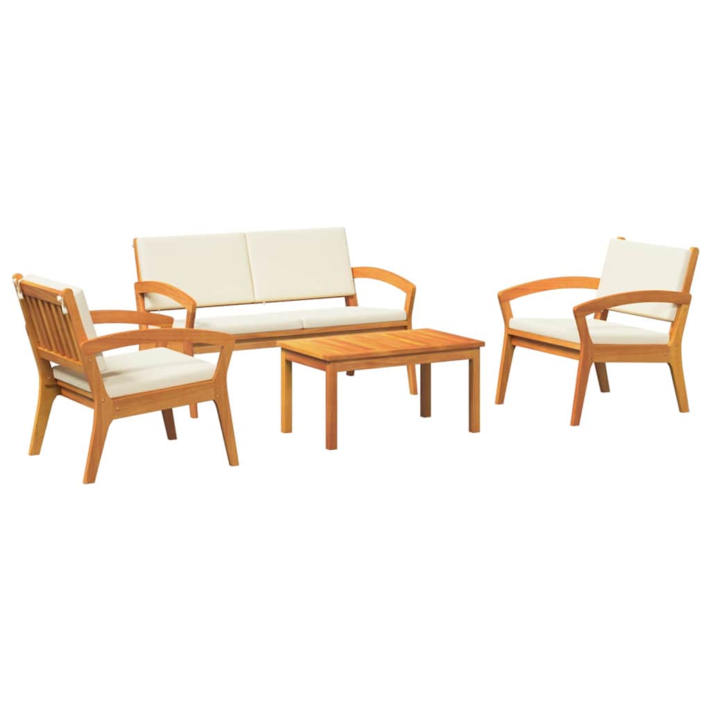 Bistro souprava 4 pcs Hnědá 75 x 45 x 38cm