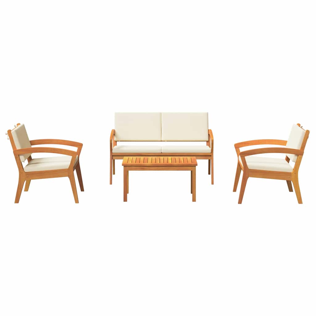 Bistro souprava 4 pcs Hnědá 75 x 45 x 38cm