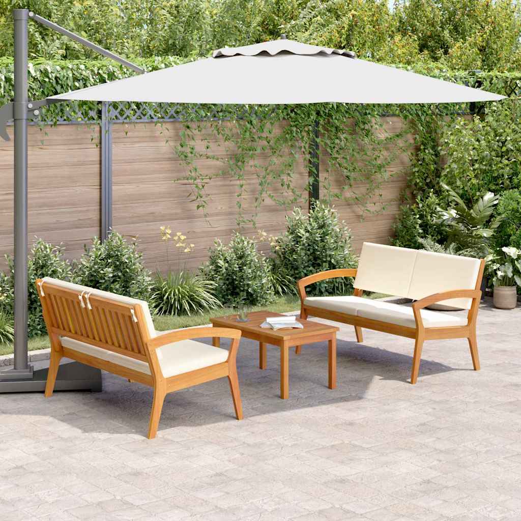 Bistro souprava 3 pcs Hnědá 75 x 45 x 38cm