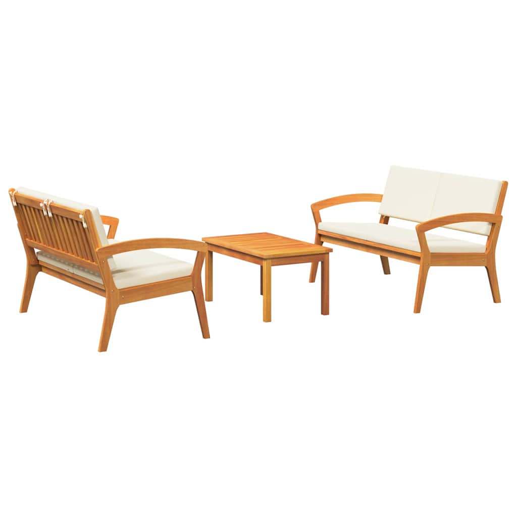 Bistro souprava 3 pcs Hnědá 75 x 45 x 38cm