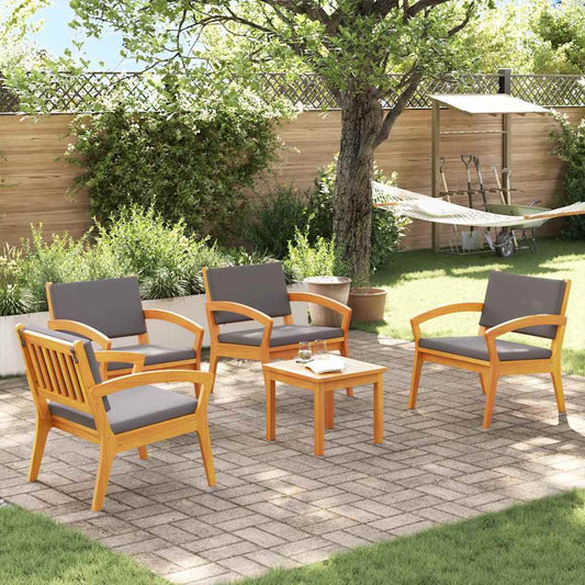 Bistro souprava 3 pcs Hnědá 45 x 45 x 38cm