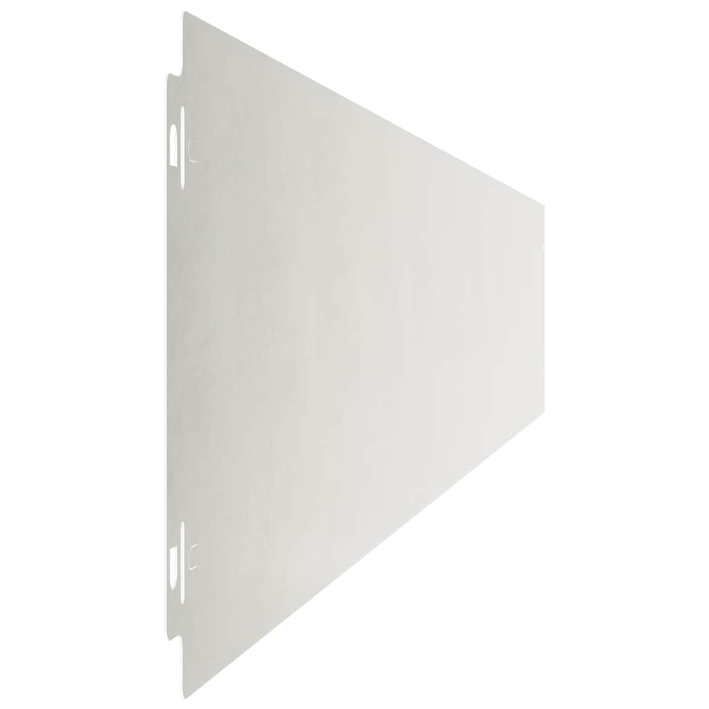 Travní lemy 30 ks 15x103 cm nerezová ocel