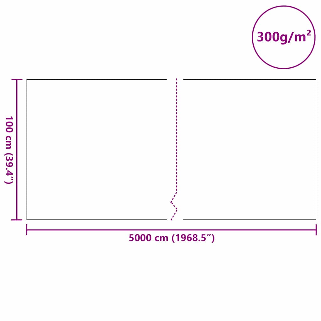 Fleece pro bazén Šedá 1 x 50 m Polyester a bavlna