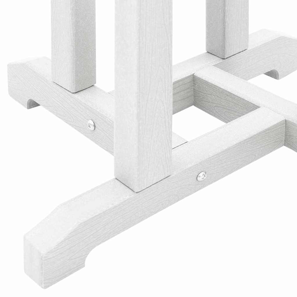 Barový stůl Bílá 55 x 55 x 107 cm HDPE