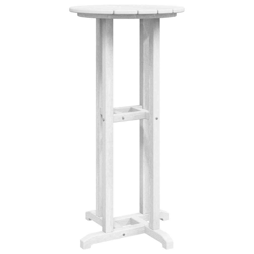 Barový stůl Bílá 55 x 55 x 107 cm HDPE