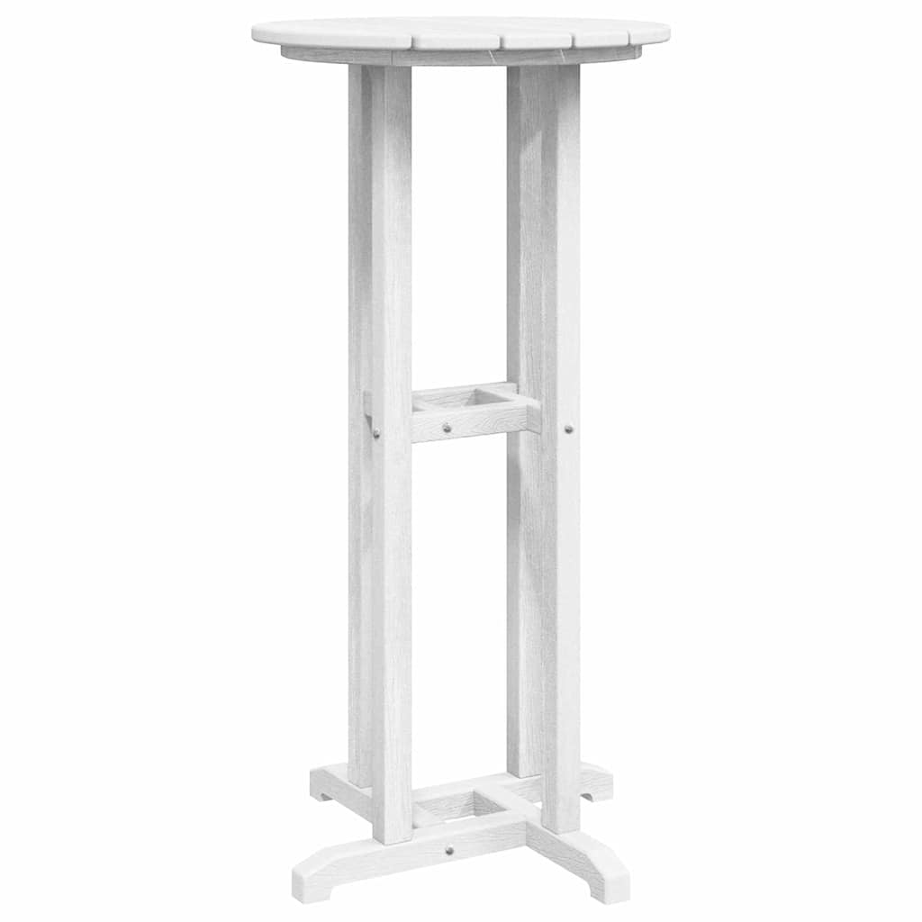 Barový stůl Bílá 55 x 55 x 107 cm HDPE