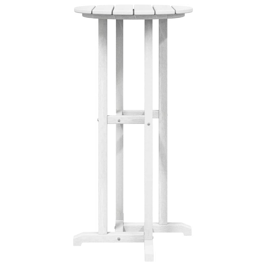 Barový stůl Bílá 55 x 55 x 107 cm HDPE