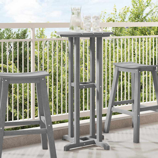 Barový stůl Světle šedá 55 x 55 x 107 cm HDPE