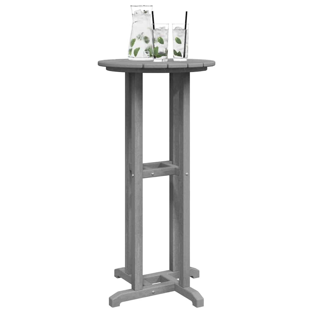 Barový stůl Světle šedá 55 x 55 x 107 cm HDPE