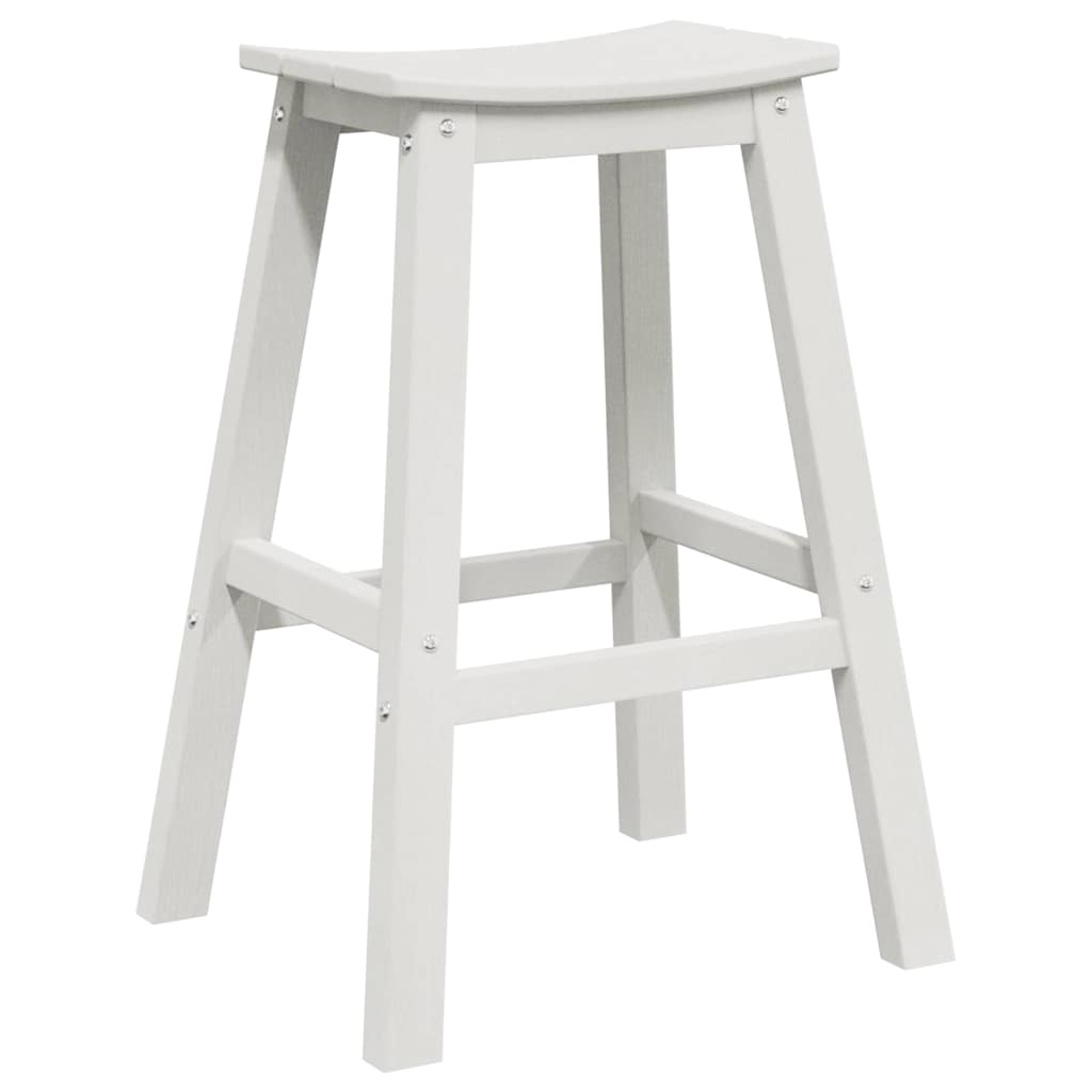 Barová stolička 2 pcs Bílá 52 x 43 x 73.5cm HDPE
