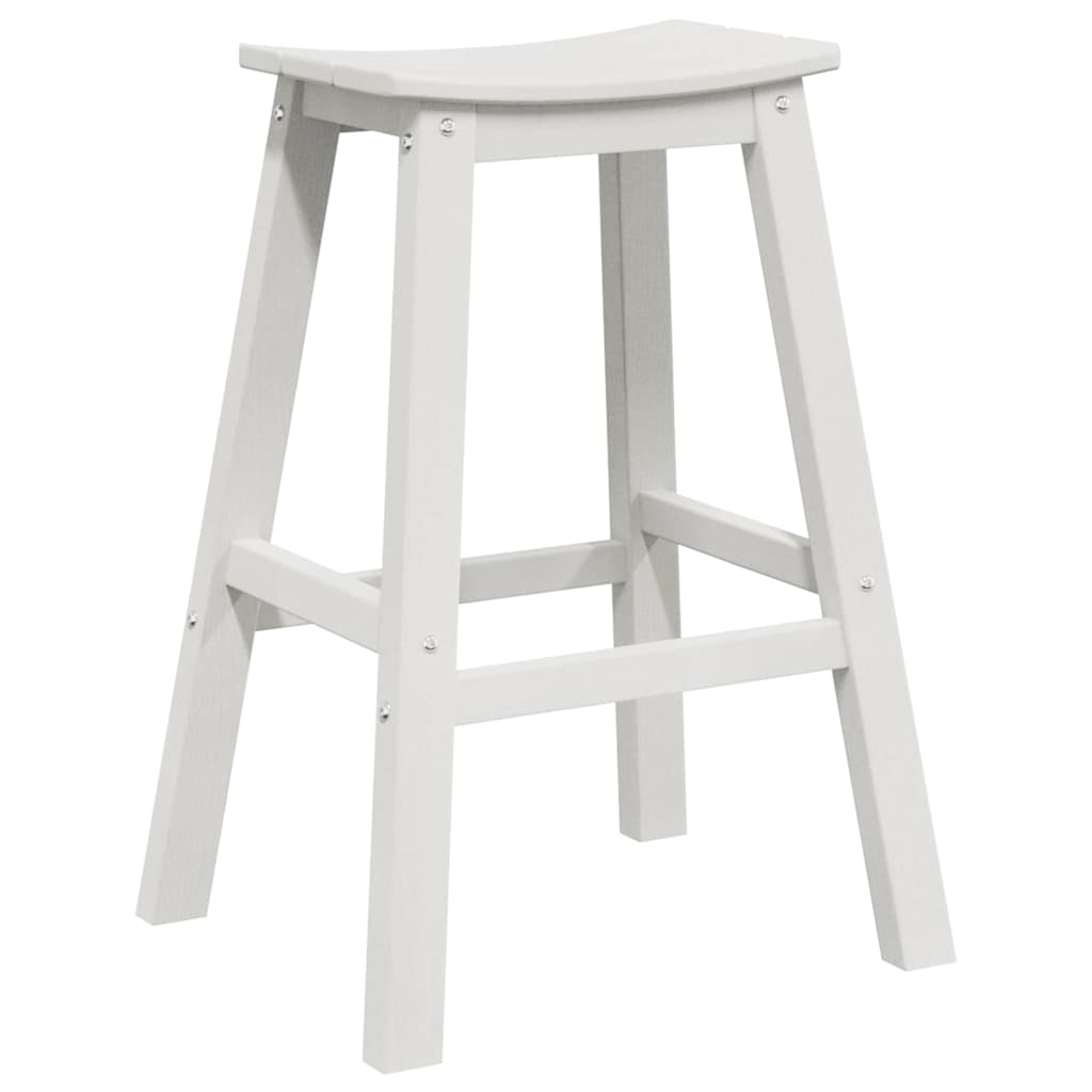 Barová stolička 2 pcs Bílá 52 x 43 x 73.5cm HDPE