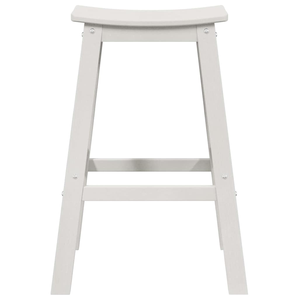Barová stolička 2 pcs Bílá 52 x 43 x 73.5cm HDPE