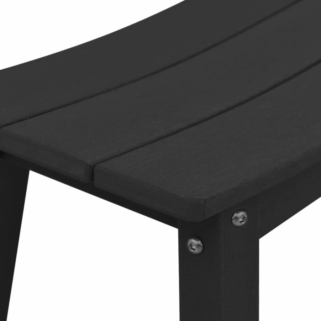 Barová stolička 2 pcs Černá 52 x 43 x 73.5cm HDPE