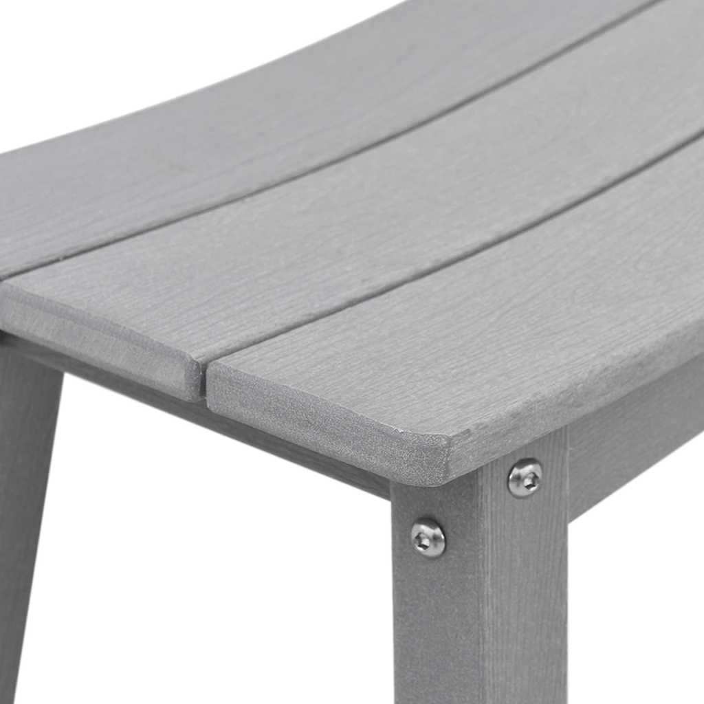 Barová stolička 2 pcs Světle šedá 52 x 43 x 73.5cm HDPE