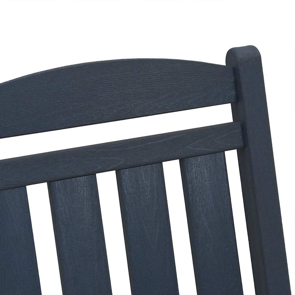 Zahradní houpací křeslo Námořnická modrá 70 x 92 x 108 cm HDPE