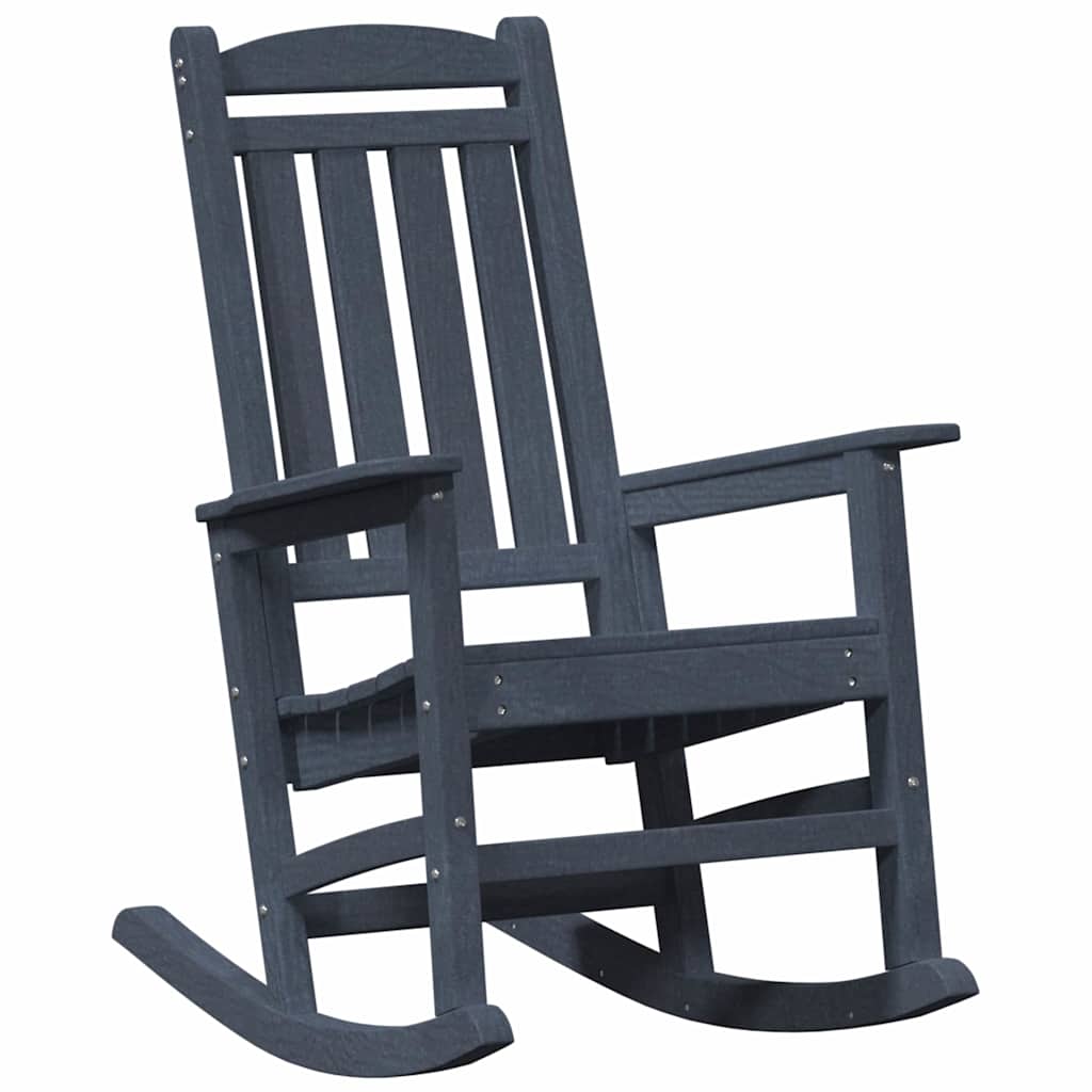 Zahradní houpací křeslo Námořnická modrá 70 x 92 x 108 cm HDPE