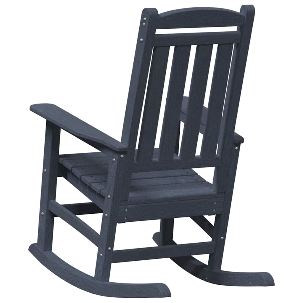 Zahradní houpací křeslo Námořnická modrá 70 x 92 x 108 cm HDPE