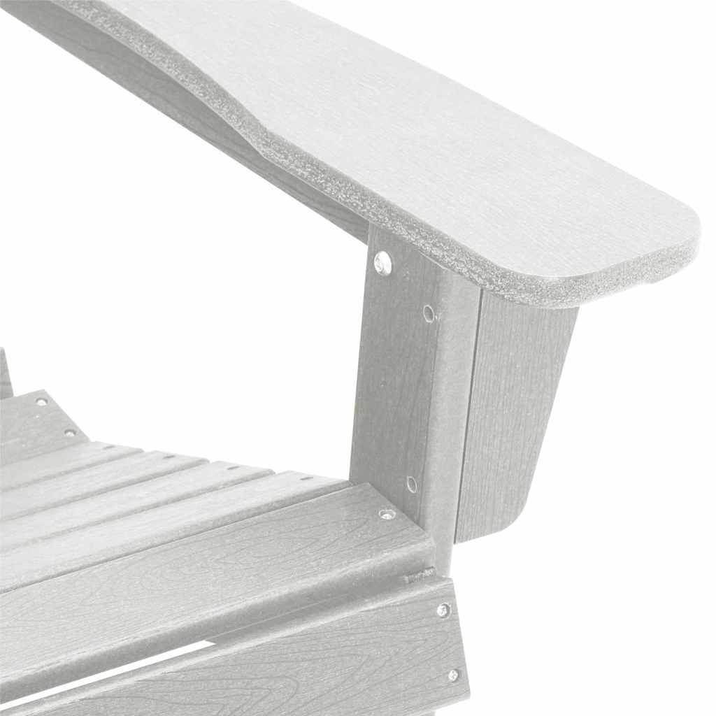 Adirondack židle Bílá 74 x 82 x 92cm HDPE