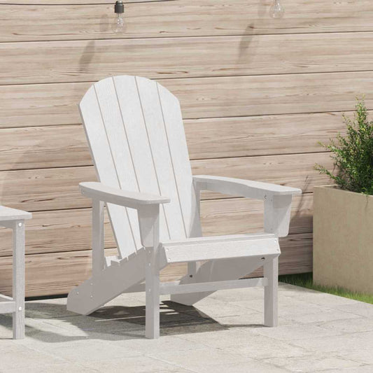 Adirondack židle Bílá 74 x 82 x 92cm HDPE