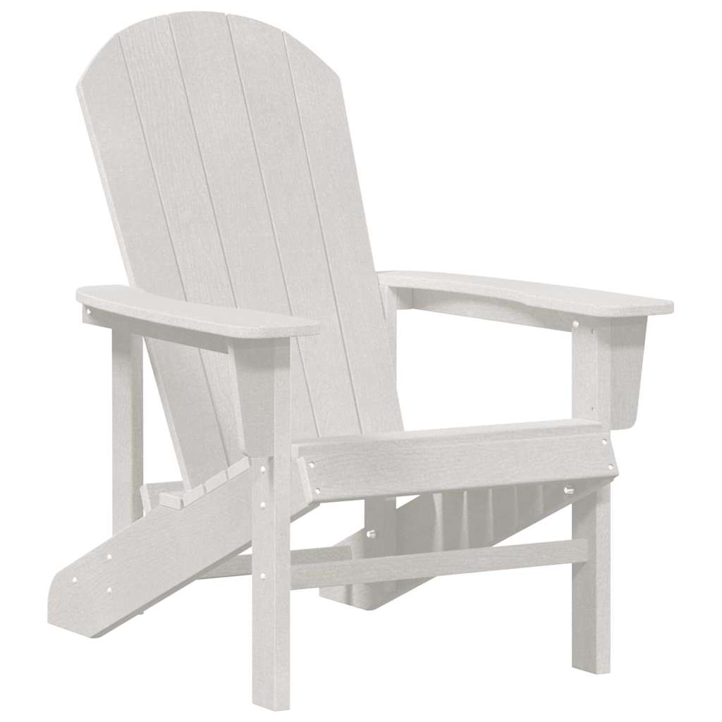 Adirondack židle Bílá 74 x 82 x 92cm HDPE