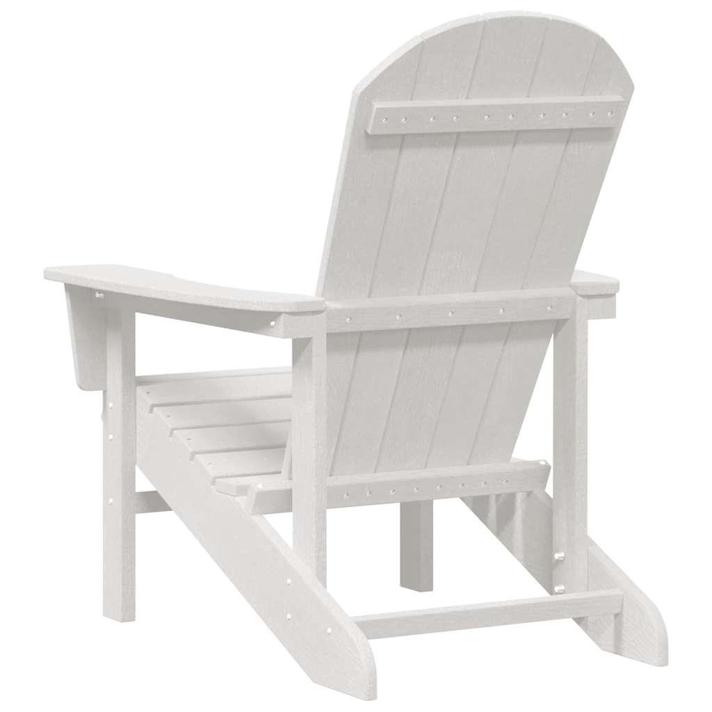 Adirondack židle Bílá 74 x 82 x 92cm HDPE