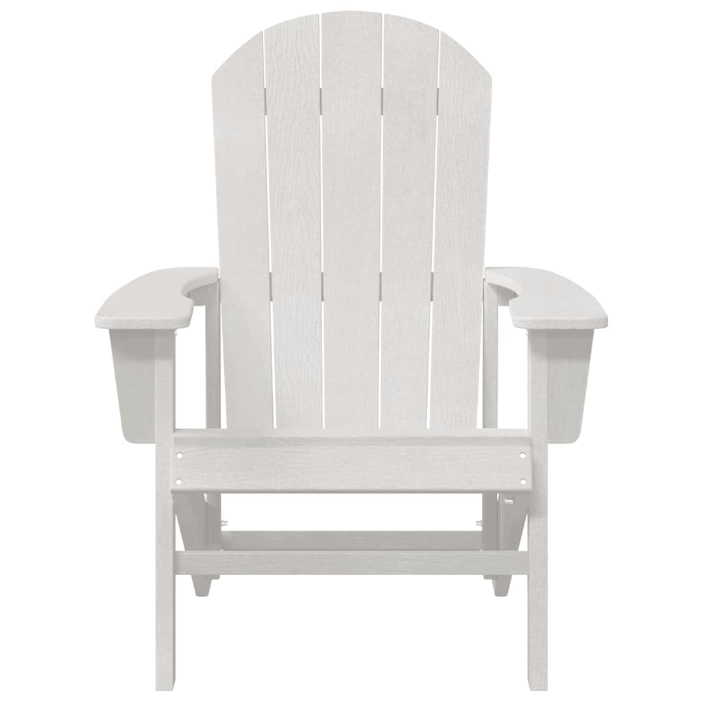 Adirondack židle Bílá 74 x 82 x 92cm HDPE