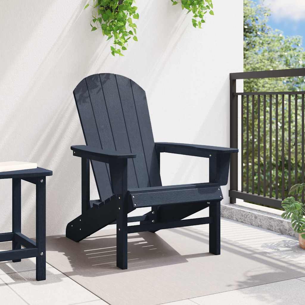 Adirondack židle Námořnická modrá 74 x 82 x 92cm HDPE