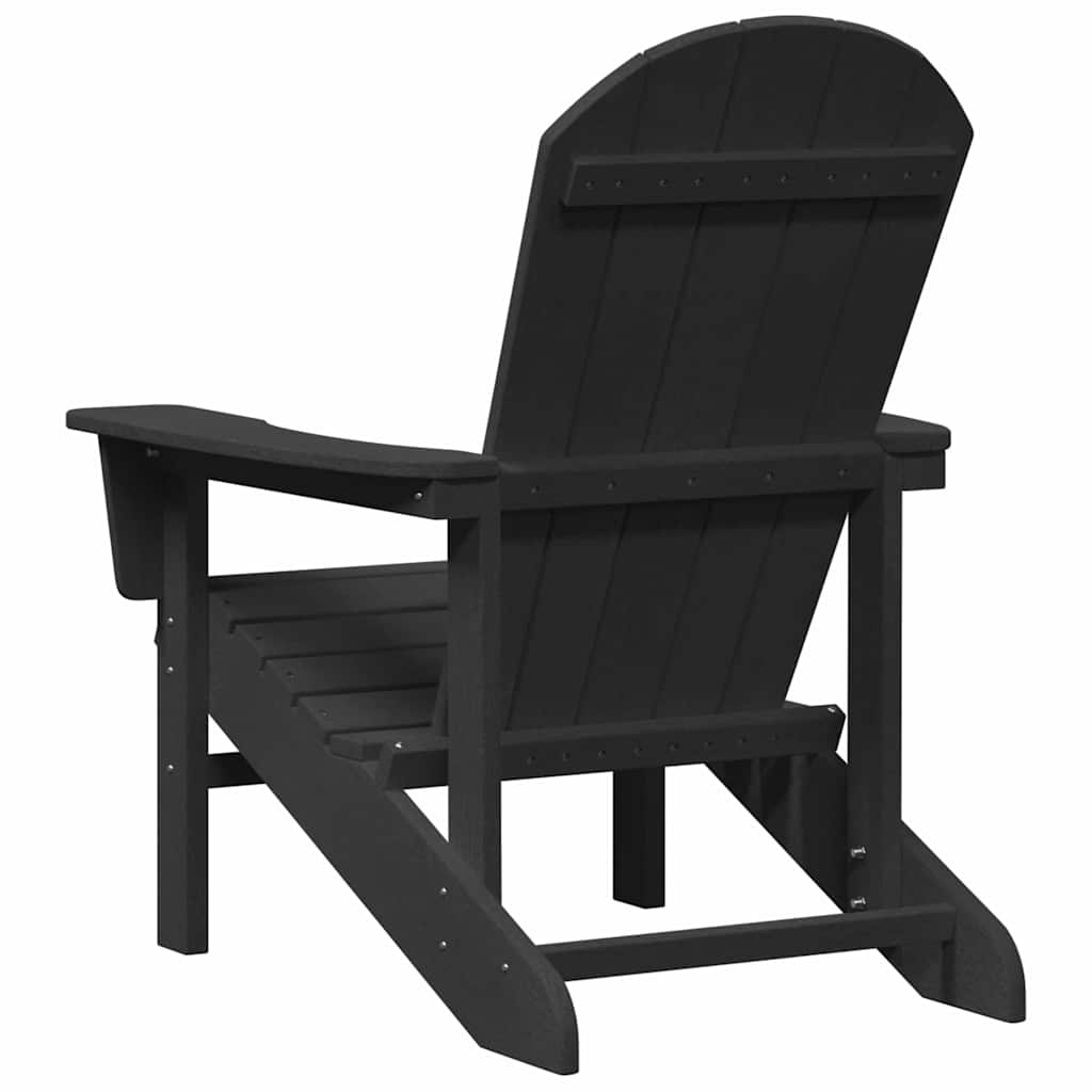 Adirondack židle Černá 74 x 82 x 92cm HDPE