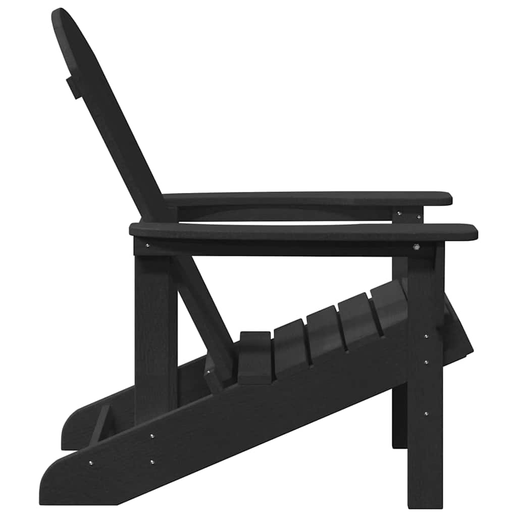 Adirondack židle Černá 74 x 82 x 92cm HDPE