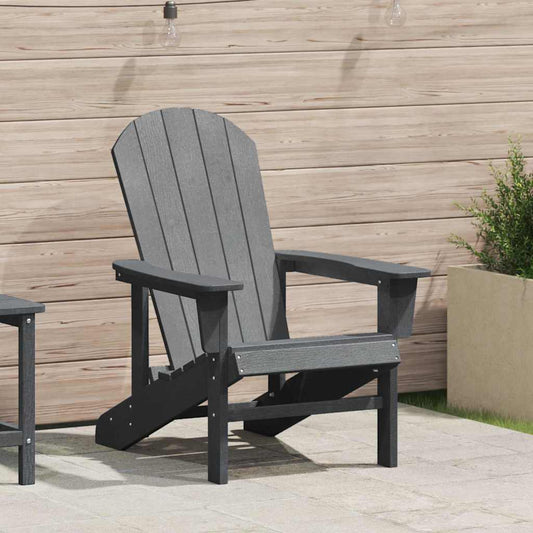 Adirondack židle Světle šedá 74 x 82 x 92cm HDPE