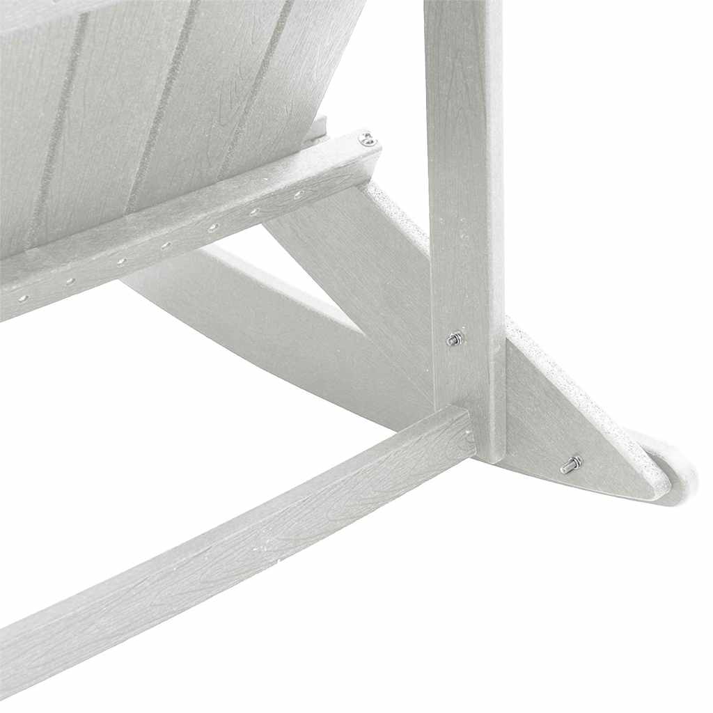 Houpací křeslo Adirondack Bílá 73.5 x 92 x 90 cm HDPE