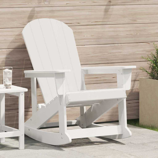 Houpací křeslo Adirondack Bílá 73.5 x 92 x 90 cm HDPE