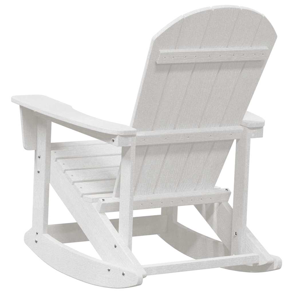 Houpací křeslo Adirondack Bílá 73.5 x 92 x 90 cm HDPE