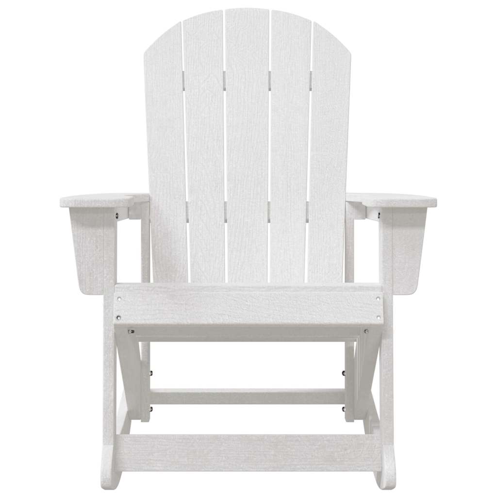 Houpací křeslo Adirondack Bílá 73.5 x 92 x 90 cm HDPE