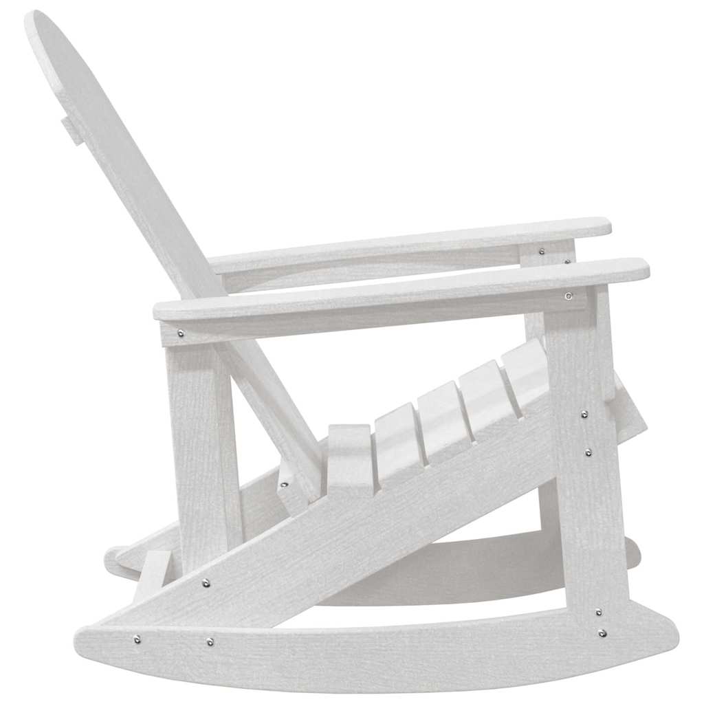Houpací křeslo Adirondack Bílá 73.5 x 92 x 90 cm HDPE